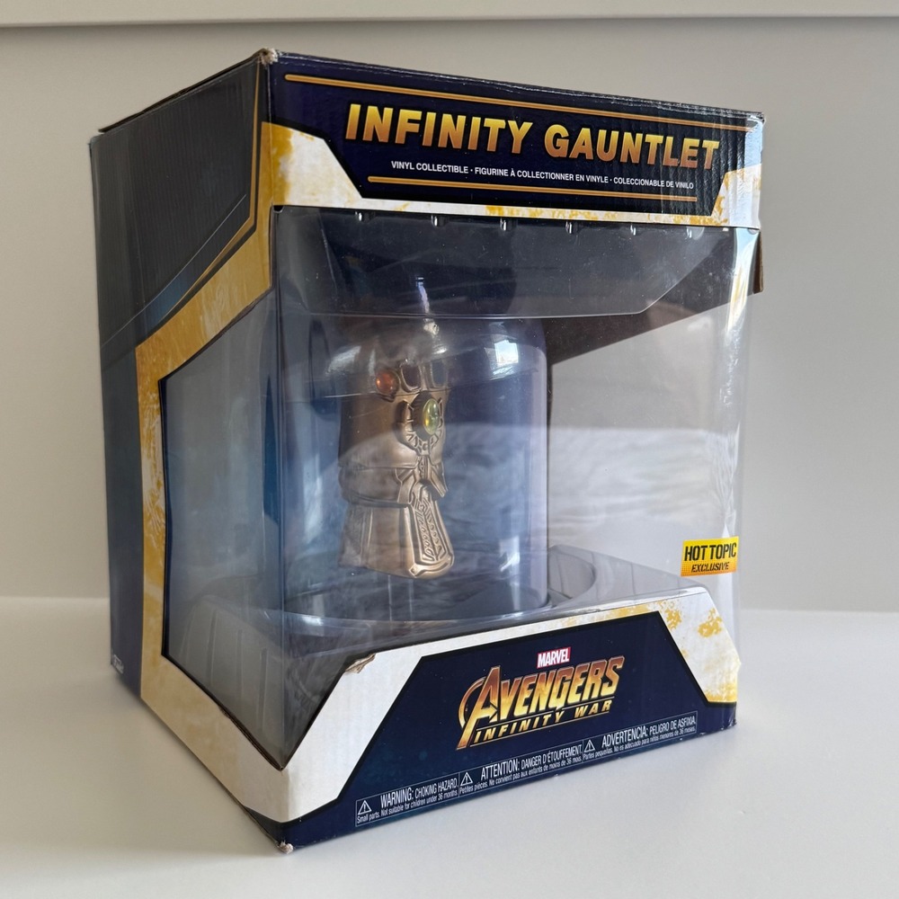 Funko Pop! Marvel Avengers Infinity War Gauntlet Hot Topic Exclusive Display New